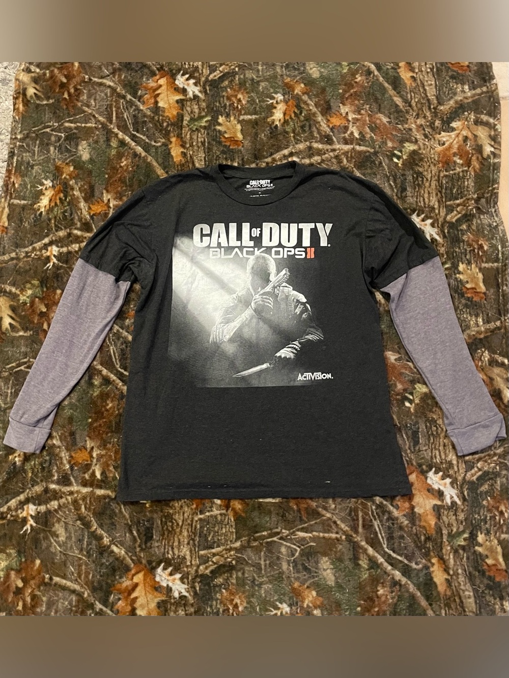 Y2K Call Of Duty Black Ops 2 Long Sleeve Shirt Men's Size XL